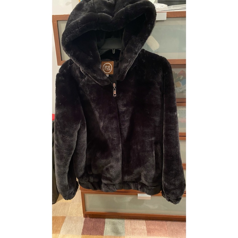 Faux fur jacket